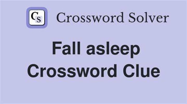 Quick to fall asleep, in a way Crossword Clue