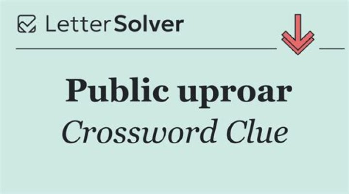 Quite an uproar Crossword Clue