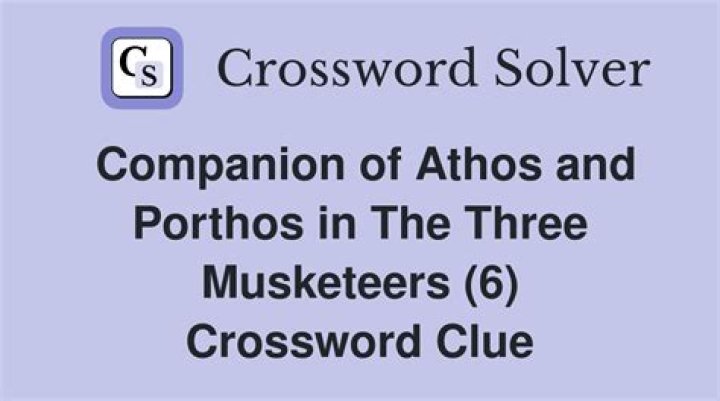 Rank for Porthos of “The Three Musketeers” Crossword Clue