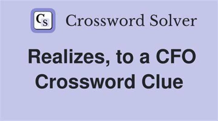 Realizes Crossword Clue