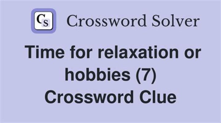 Relaxation spot Crossword Clue