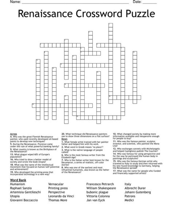 Renaissance-themed festival Crossword Clue