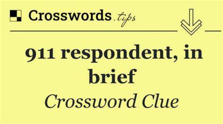 Respondent Crossword Clue