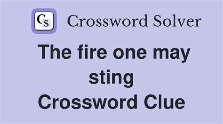 Response to a sting Crossword Clue