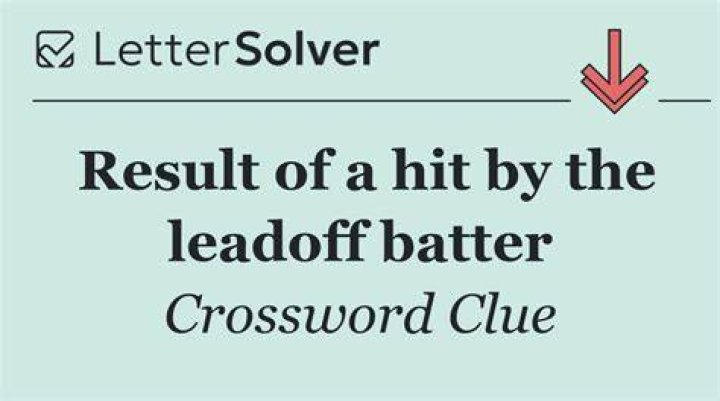 Result of a leadoff single Crossword Clue