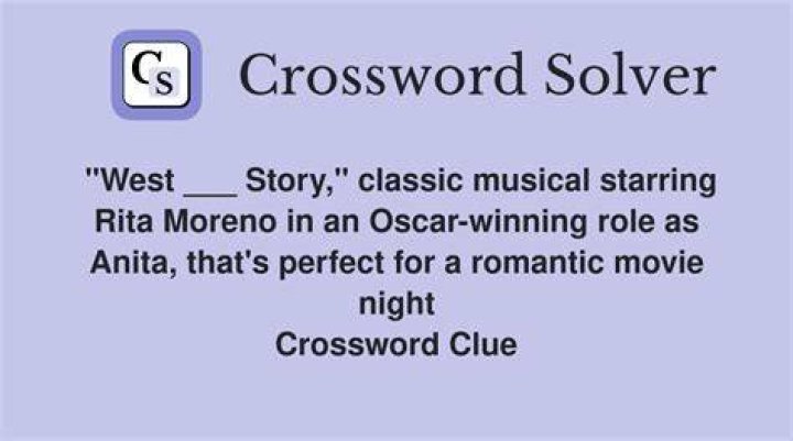 Rita of “West Side Story” Crossword Clue