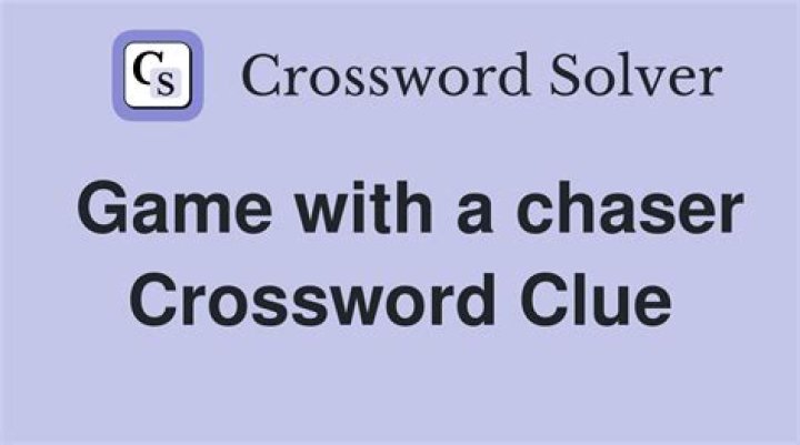 Robber chaser, in a children’s game Crossword Clue