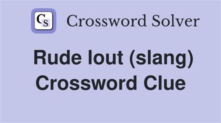 Rude looks Crossword Clue