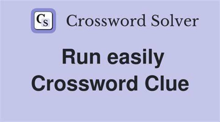 Run easily Crossword Clue