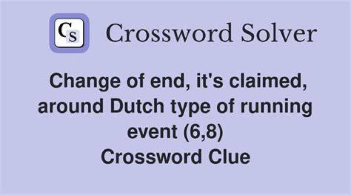 Running event Crossword Clue