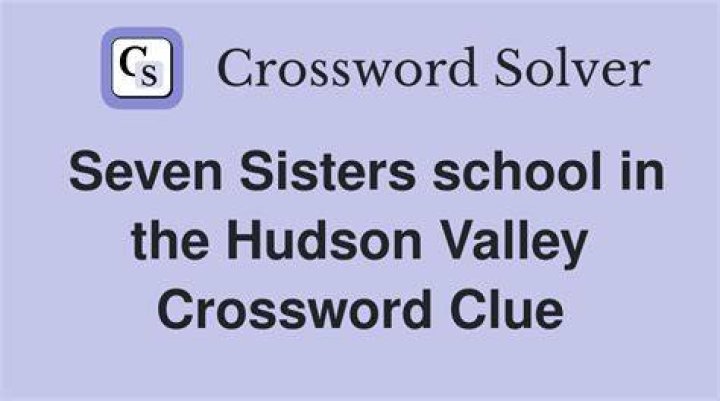*School overlooking the Hudson Crossword Clue