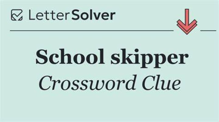 School skipper Crossword Clue