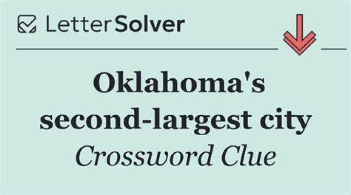 Second-largest city in Oklahoma Crossword Clue
