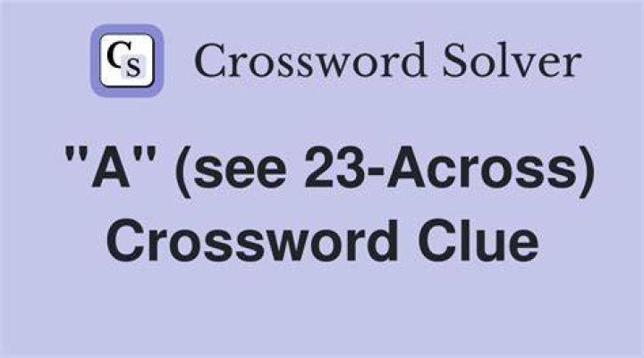 See 13-Across Crossword Clue