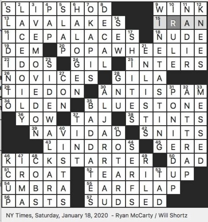 Self-described “bluesologist” ___ Scott-Heron Crossword Clue