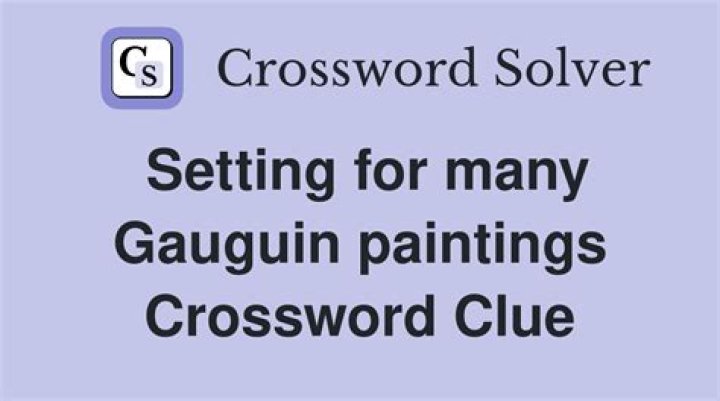 Setting for many Manet paintings of the bourgeoisie Crossword Clue