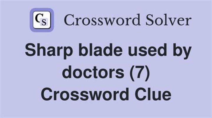 Sharp side of a blade Crossword Clue