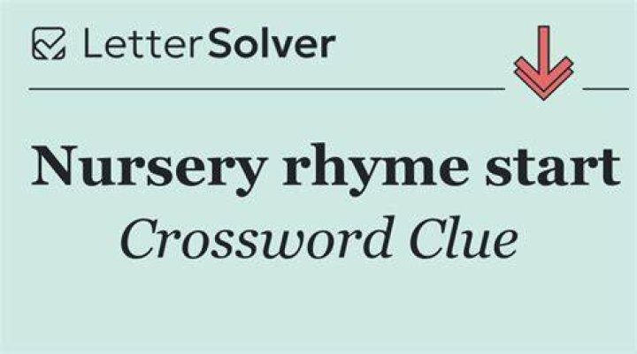 “Short and stout” singer of nursery rhyme Crossword Clue