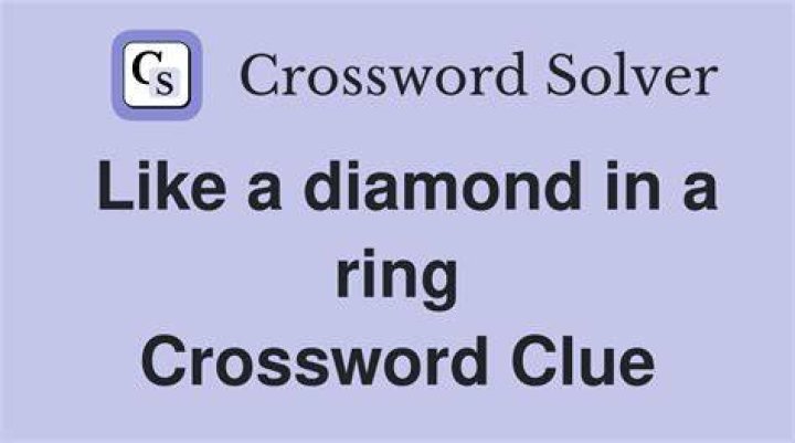 Show whose logo replaces an “o” with a diamond ring Crossword Clue