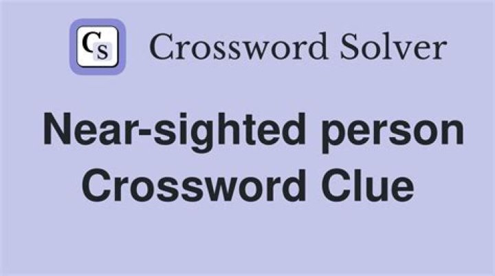 Sighted Crossword Clue