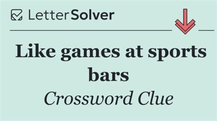 Sights in sports bars Crossword Clue