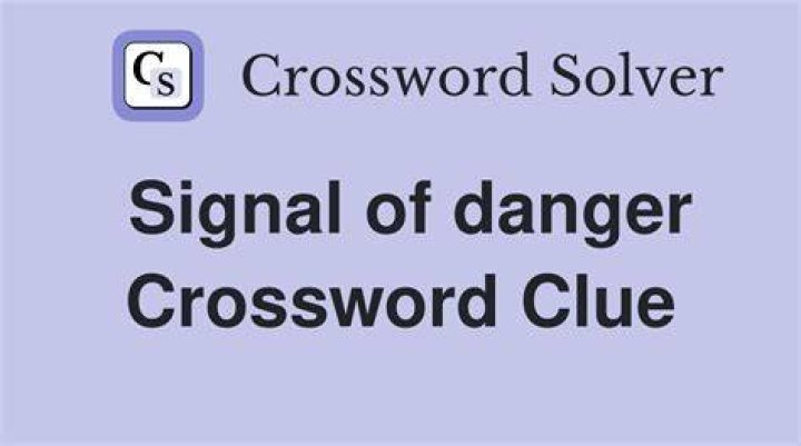 Signal Crossword Clue