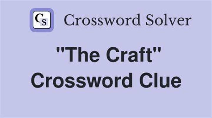 Simple craft Crossword Clue
