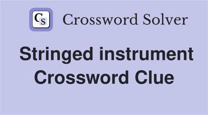 Six-stringed instrument Crossword Clue
