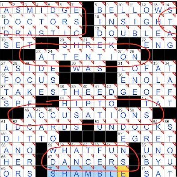 Some adult nightclub entertainers, literally Crossword Clue