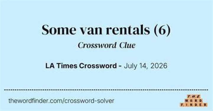 Some prom rentals Crossword Clue