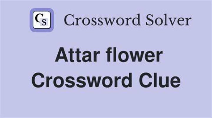 Sources of attar Crossword Clue