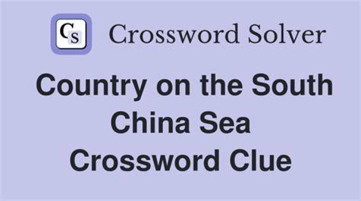 South China ___ Crossword Clue