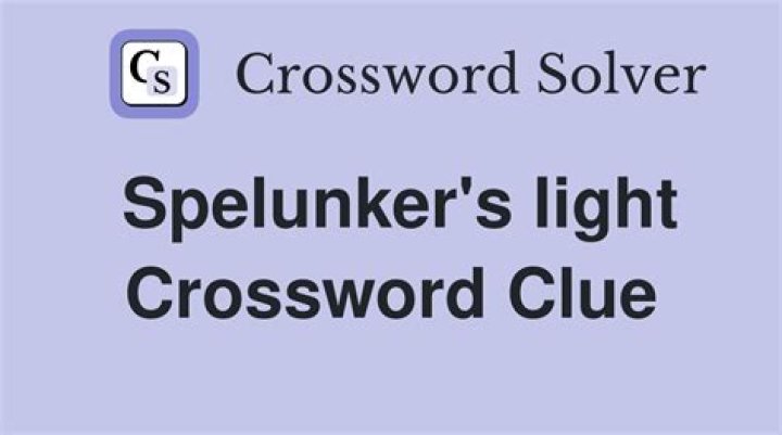 Spelunker’s aid Crossword Clue