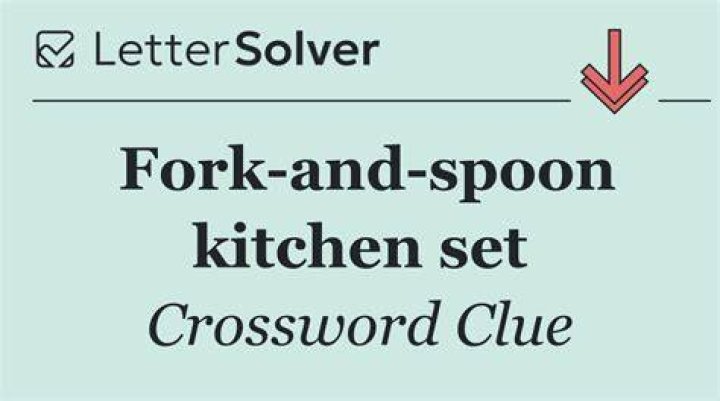 “… spoon ___ fork?” Crossword Clue