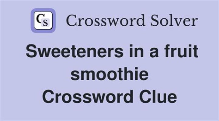 Spot to pick up a smoothie Crossword Clue