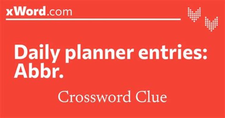 Spreadsheet entries: Abbr. Crossword Clue