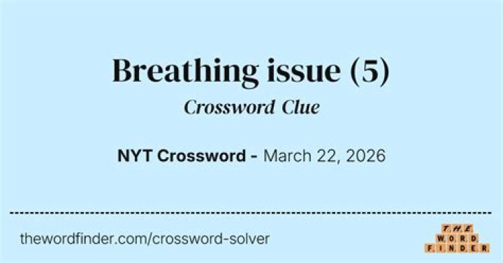 Staggered breathing? Crossword Clue