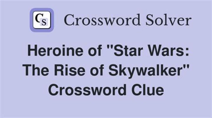 “Star Wars” heroine who founded the Resistance Crossword Clue