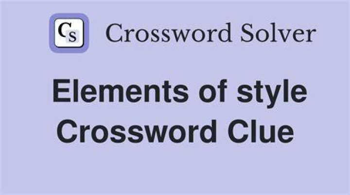 Style guide? Crossword Clue