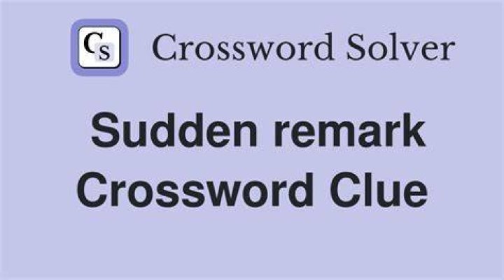 Sudden turn Crossword Clue