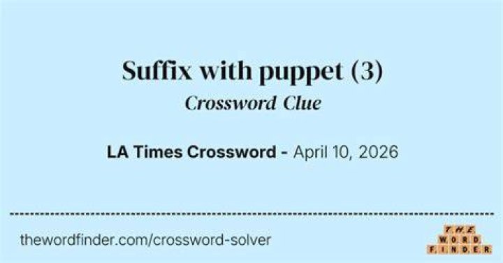 Suffix with age Crossword Clue