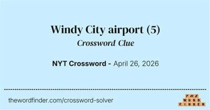 Summer setting in the Windy City Crossword Clue
