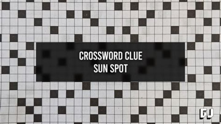 Sun spot? Crossword Clue