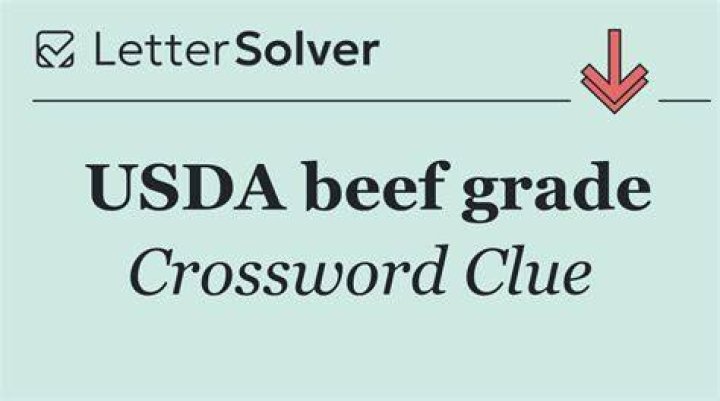 Superior beef grade Crossword Clue