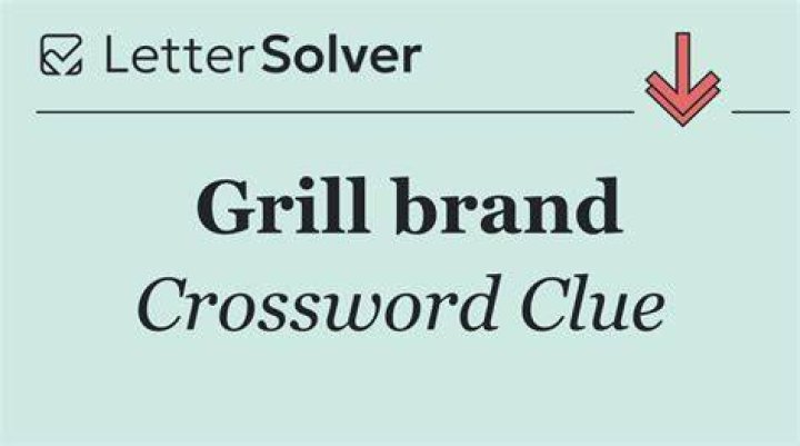 Tailgate grill Crossword Clue