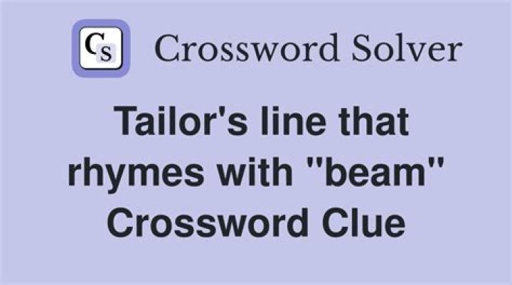 Tailor’s concern Crossword Clue