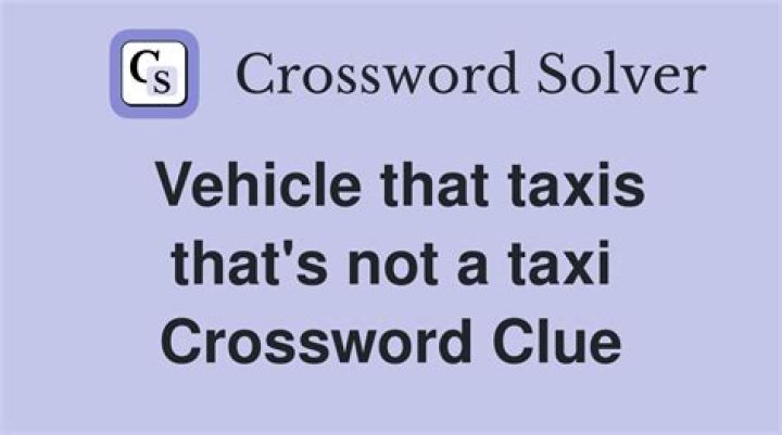 Taxis Crossword Clue