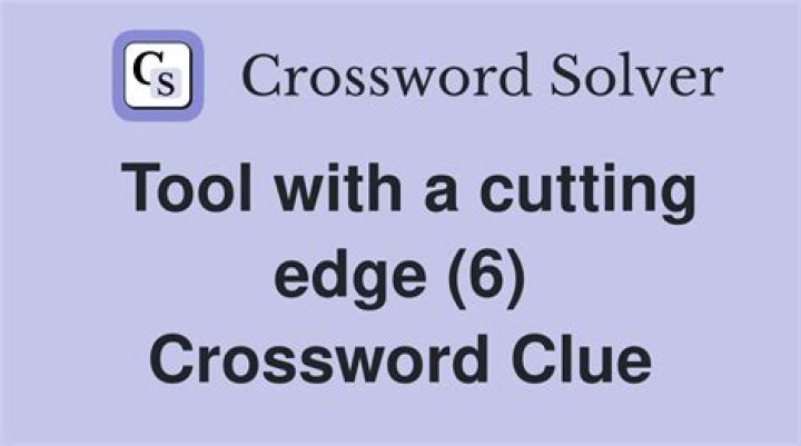 Tension-based cutting tool Crossword Clue