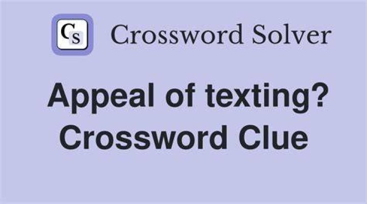Texting pal, maybe Crossword Clue