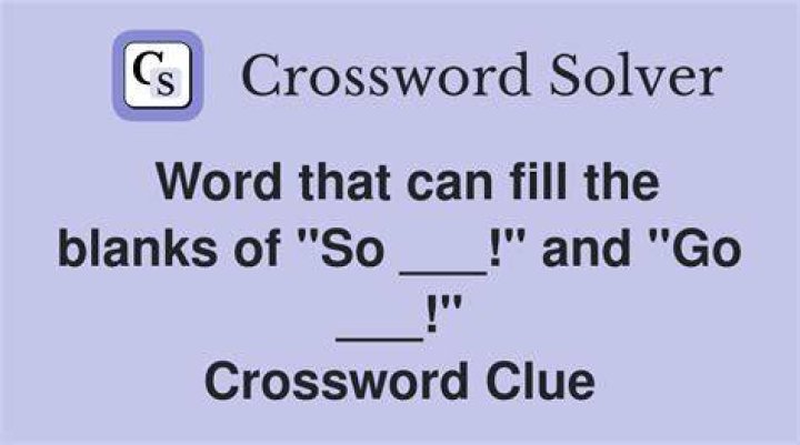 “That so?” Crossword Clue